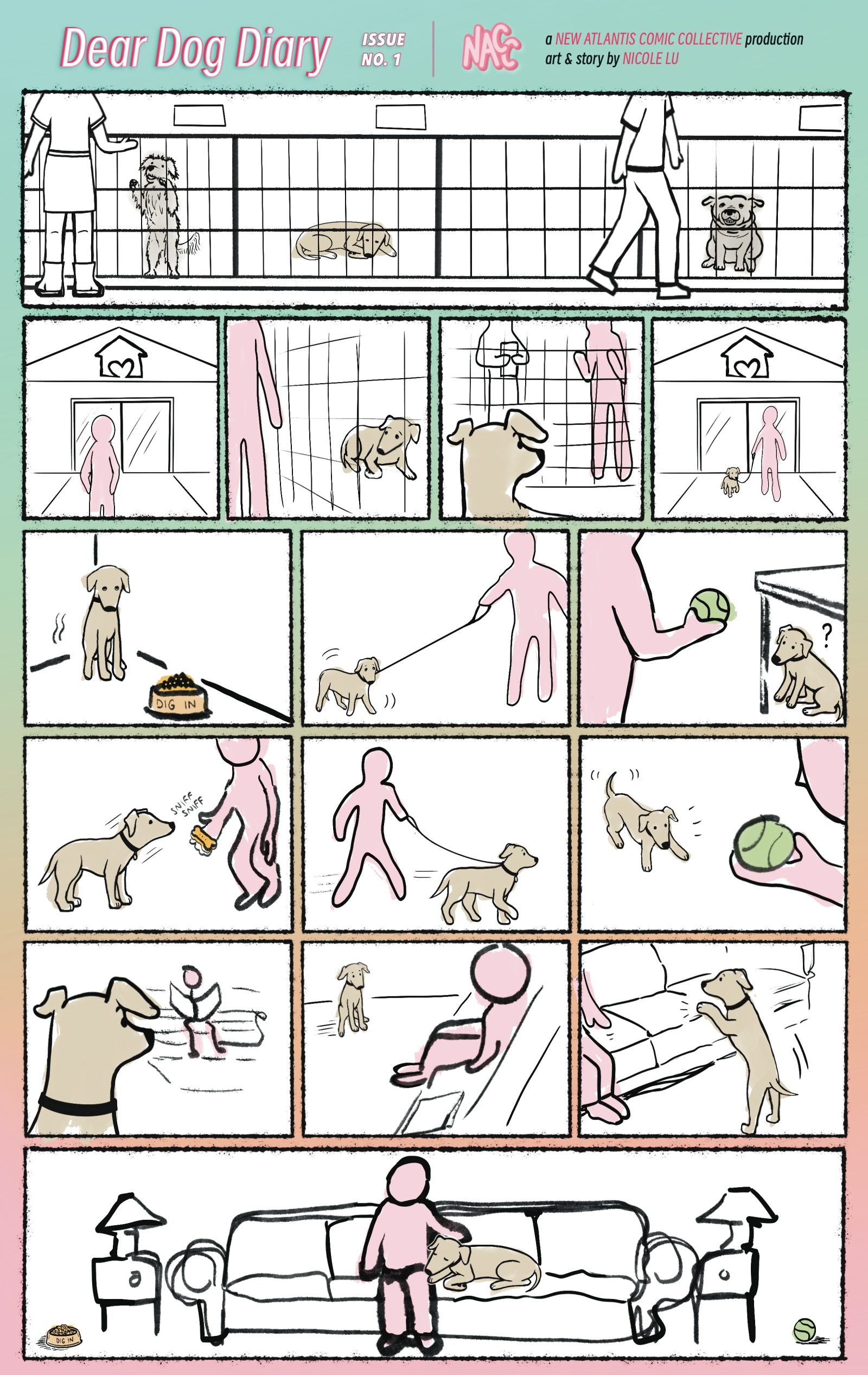 Dear Dog Diary Issue #1, page 1