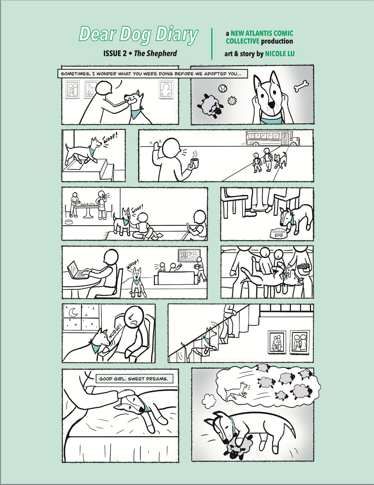 Dear Dog Diary Issue #2 cover